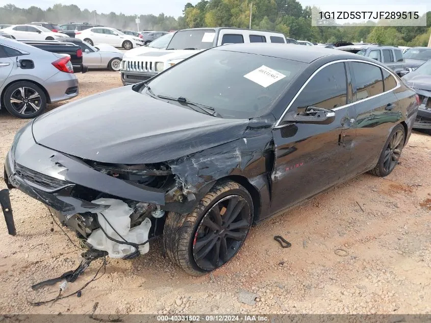 2018 Chevrolet Malibu Lt VIN: 1G1ZD5ST7JF289515 Lot: 40331502