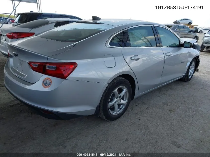 1G1ZB5ST5JF174191 2018 Chevrolet Malibu 1Ls