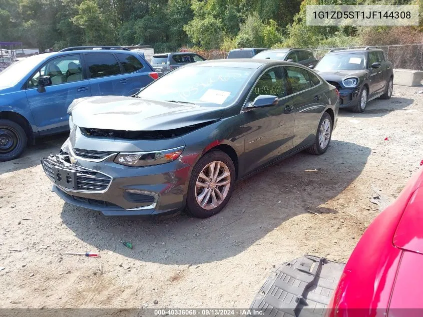 2018 Chevrolet Malibu Lt VIN: 1G1ZD5ST1JF144308 Lot: 40336068