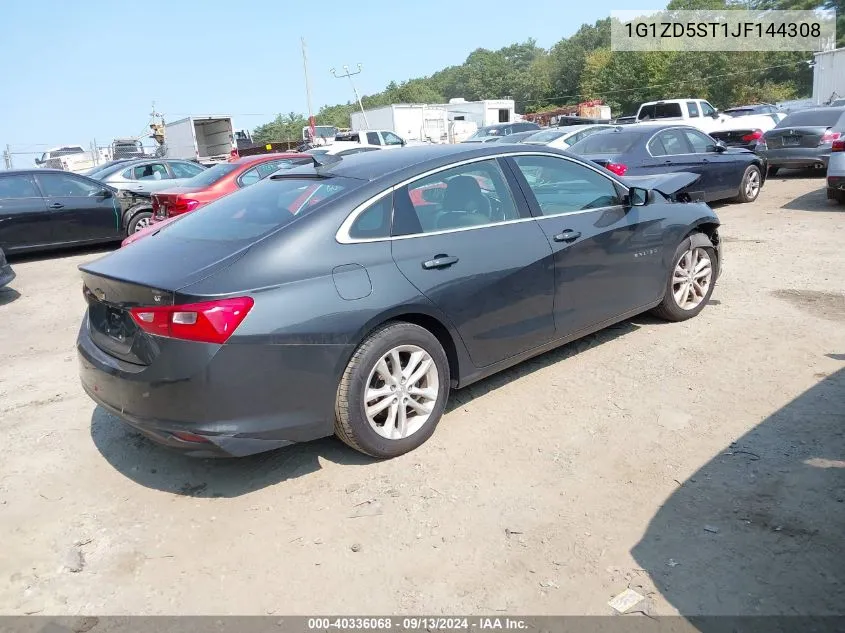 1G1ZD5ST1JF144308 2018 Chevrolet Malibu Lt