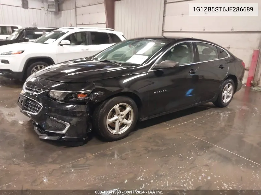 2018 Chevrolet Malibu 1Ls VIN: 1G1ZB5ST6JF286689 Lot: 40341953