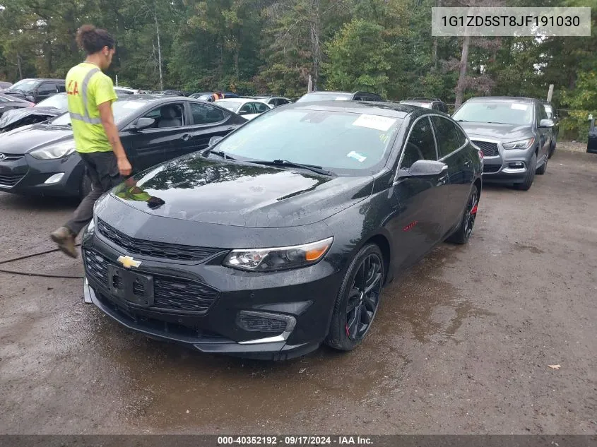 2018 Chevrolet Malibu Lt VIN: 1G1ZD5ST8JF191030 Lot: 40352192