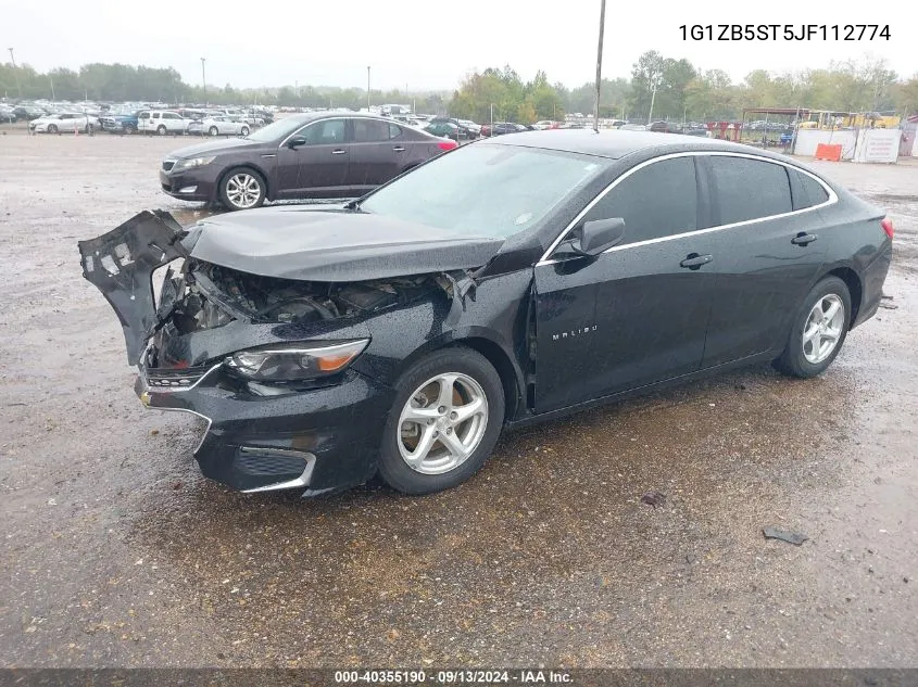 2018 Chevrolet Malibu 1Ls VIN: 1G1ZB5ST5JF112774 Lot: 40355190