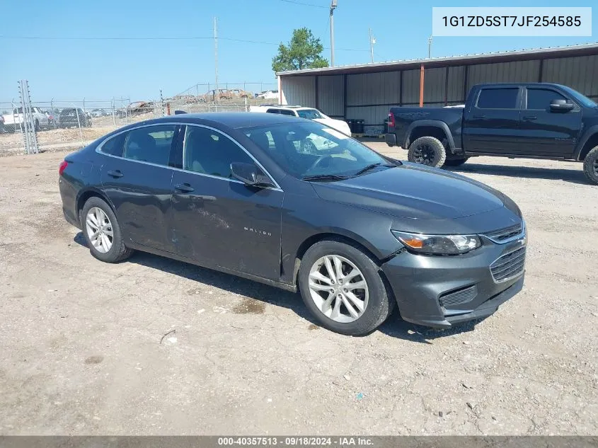 1G1ZD5ST7JF254585 2018 Chevrolet Malibu Lt