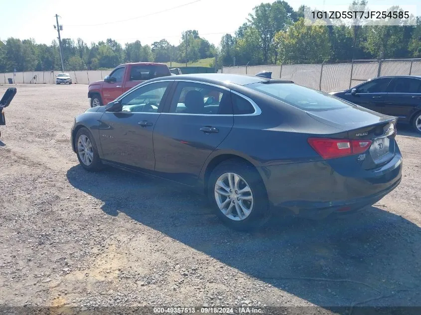 1G1ZD5ST7JF254585 2018 Chevrolet Malibu Lt