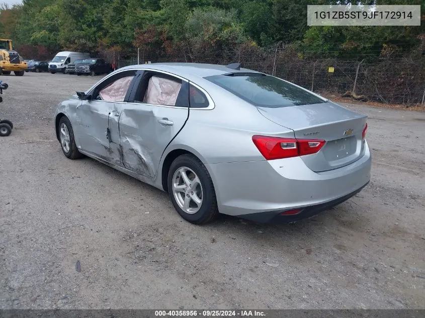 2018 Chevrolet Malibu 1Ls VIN: 1G1ZB5ST9JF172914 Lot: 40358956