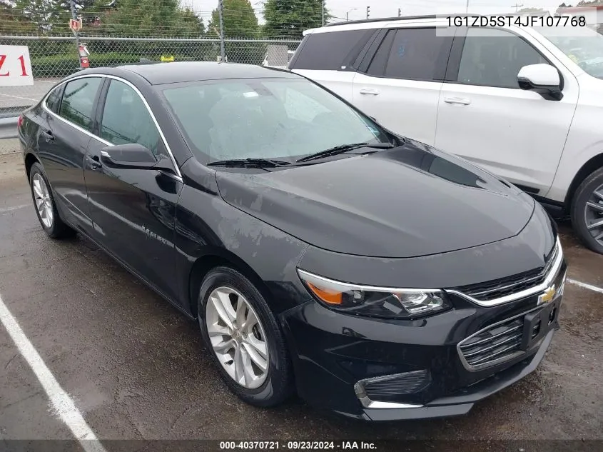 2018 Chevrolet Malibu Lt VIN: 1G1ZD5ST4JF107768 Lot: 40370721