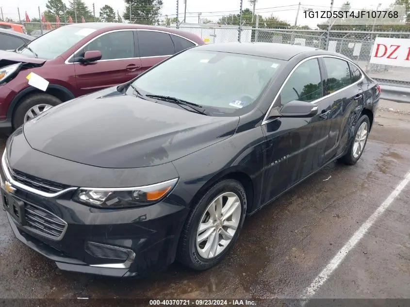 2018 Chevrolet Malibu Lt VIN: 1G1ZD5ST4JF107768 Lot: 40370721