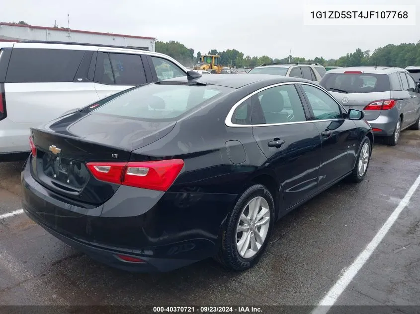 2018 Chevrolet Malibu Lt VIN: 1G1ZD5ST4JF107768 Lot: 40370721