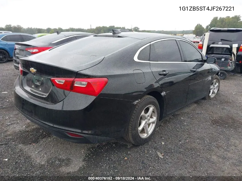 2018 Chevrolet Malibu 1Ls VIN: 1G1ZB5ST4JF267221 Lot: 40376152