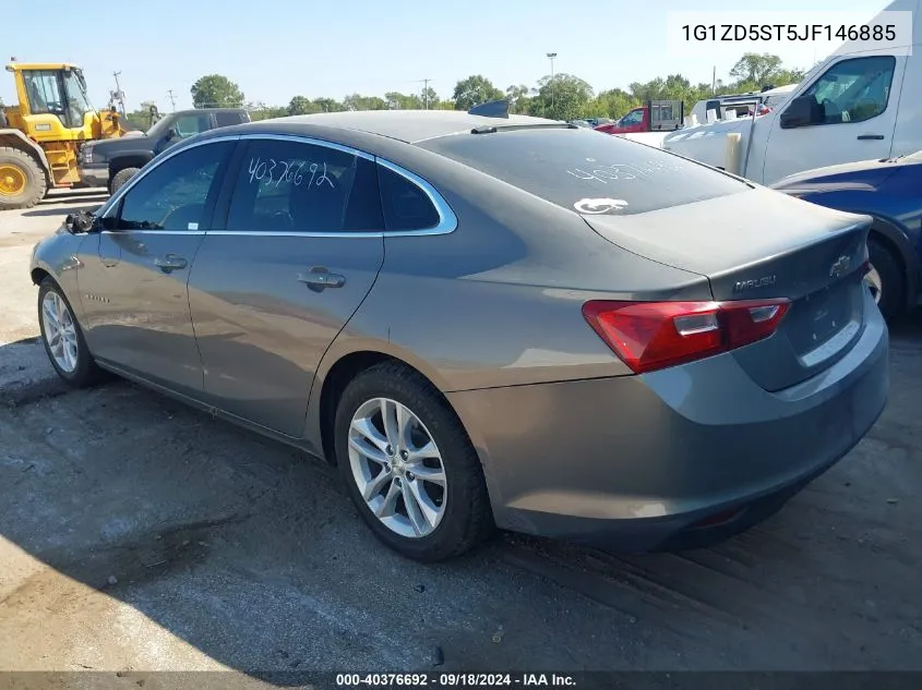 2018 Chevrolet Malibu Lt VIN: 1G1ZD5ST5JF146885 Lot: 40376692