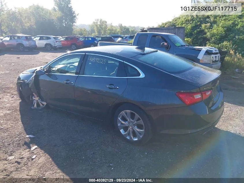 2018 Chevrolet Malibu Premier VIN: 1G1ZE5SX0JF117715 Lot: 40392129