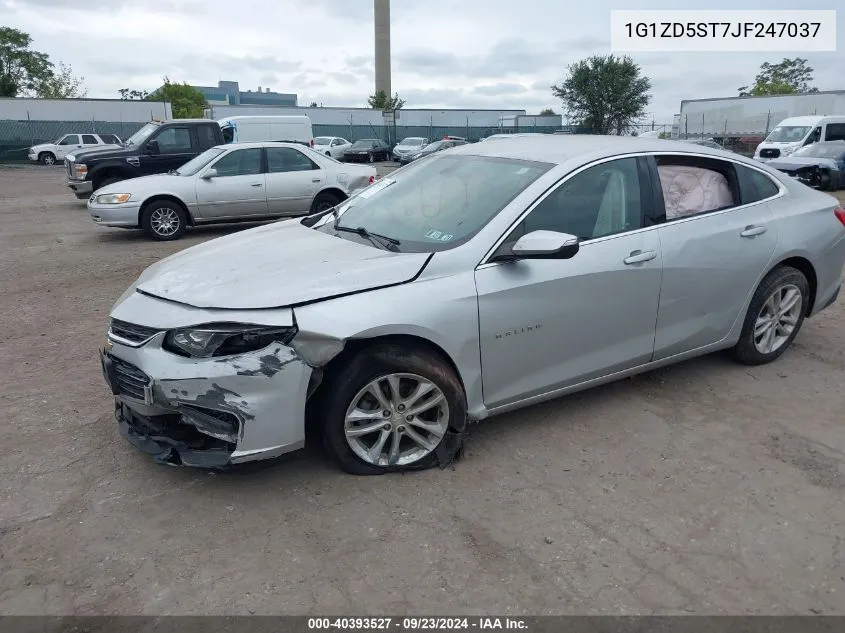 2018 Chevrolet Malibu Lt VIN: 1G1ZD5ST7JF247037 Lot: 40393527