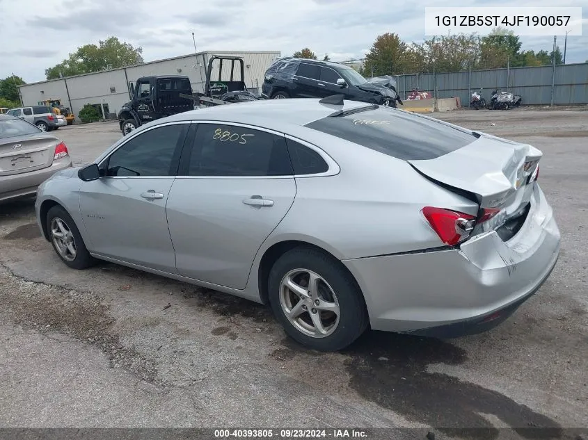 2018 Chevrolet Malibu 1Ls VIN: 1G1ZB5ST4JF190057 Lot: 40393805