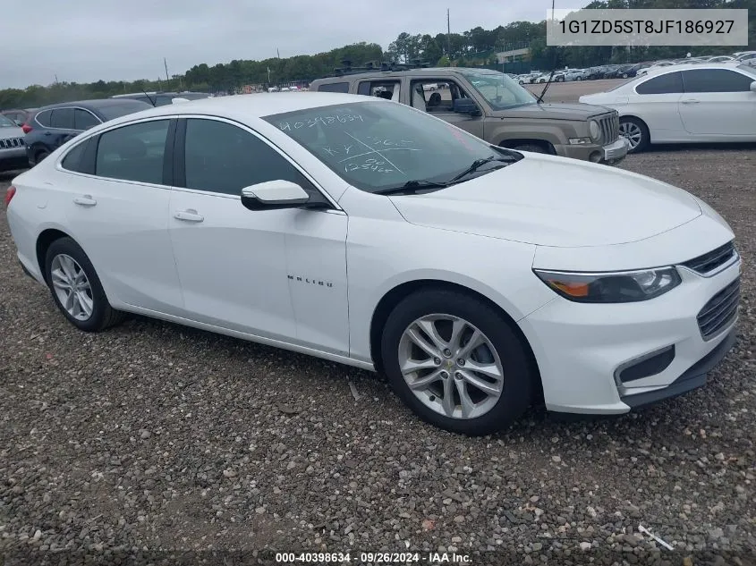 2018 Chevrolet Malibu Lt VIN: 1G1ZD5ST8JF186927 Lot: 40398634