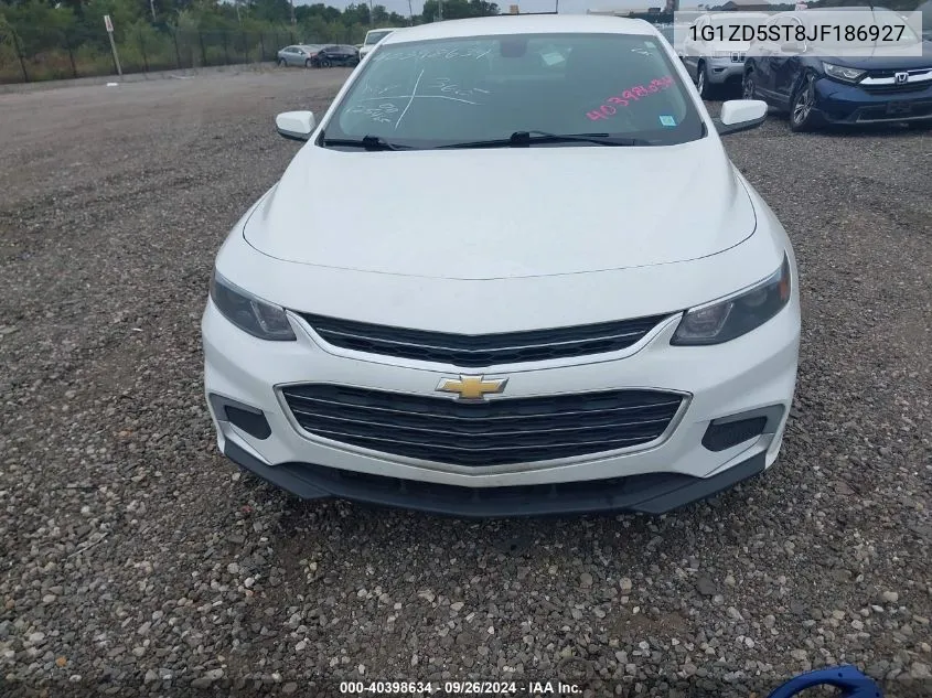 2018 Chevrolet Malibu Lt VIN: 1G1ZD5ST8JF186927 Lot: 40398634