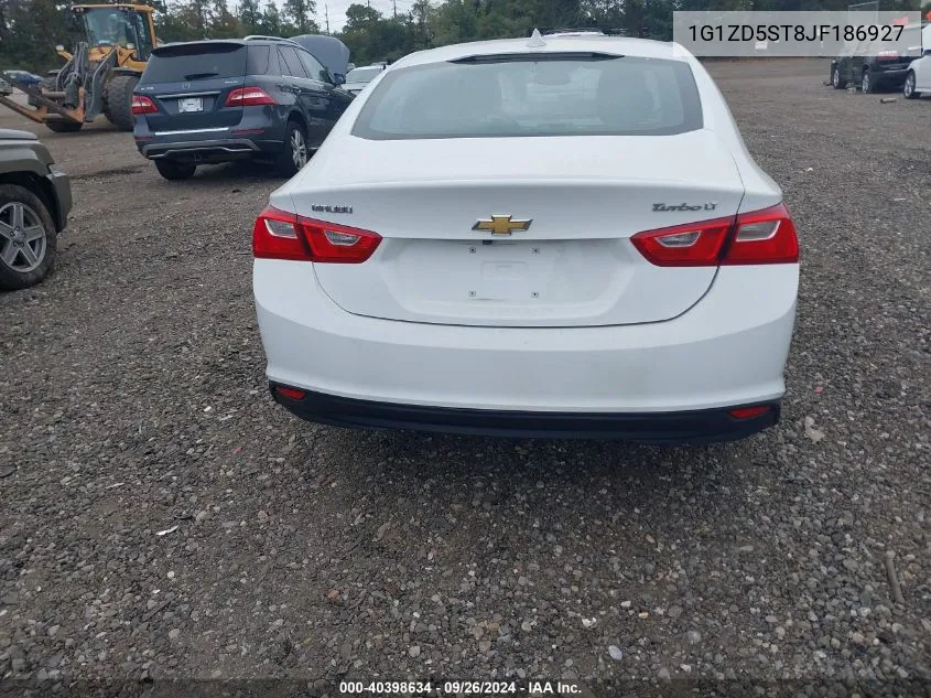 2018 Chevrolet Malibu Lt VIN: 1G1ZD5ST8JF186927 Lot: 40398634