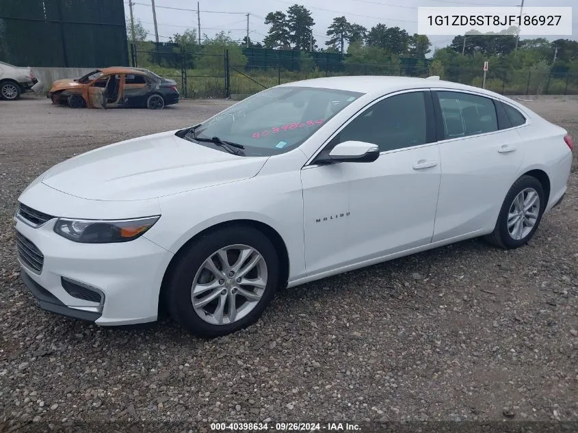 2018 Chevrolet Malibu Lt VIN: 1G1ZD5ST8JF186927 Lot: 40398634