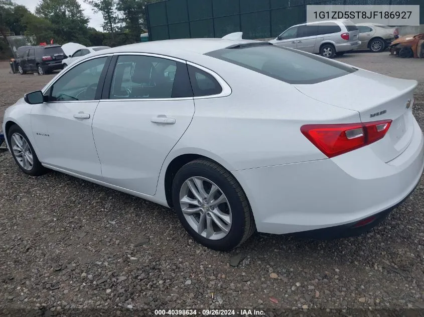 2018 Chevrolet Malibu Lt VIN: 1G1ZD5ST8JF186927 Lot: 40398634