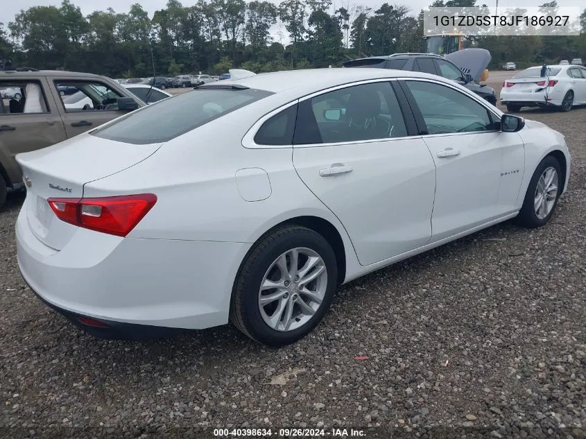 2018 Chevrolet Malibu Lt VIN: 1G1ZD5ST8JF186927 Lot: 40398634