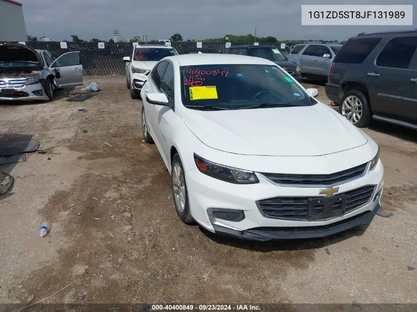 2018 Chevrolet Malibu Lt VIN: 1G1ZD5ST8JF131989 Lot: 40400849