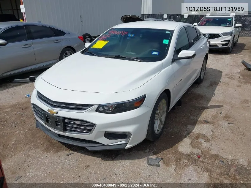 2018 Chevrolet Malibu Lt VIN: 1G1ZD5ST8JF131989 Lot: 40400849