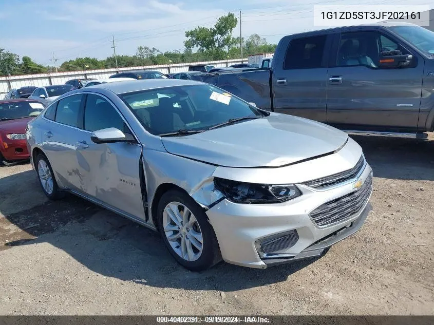 2018 Chevrolet Malibu Lt VIN: 1G1ZD5ST3JF202161 Lot: 40402391