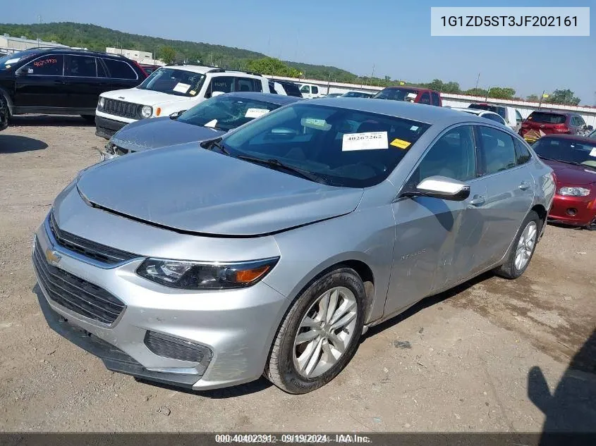 2018 Chevrolet Malibu Lt VIN: 1G1ZD5ST3JF202161 Lot: 40402391