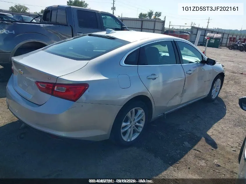 2018 Chevrolet Malibu Lt VIN: 1G1ZD5ST3JF202161 Lot: 40402391