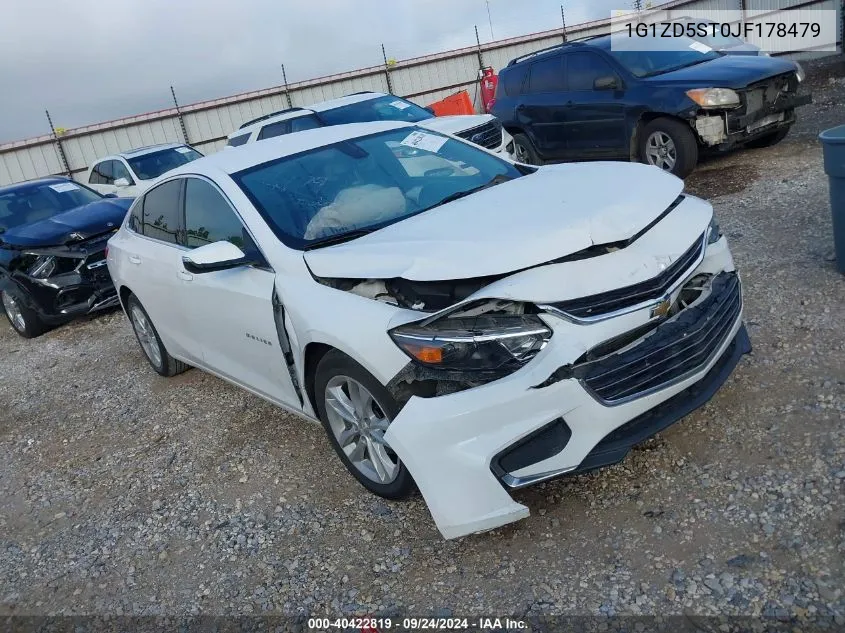 2018 Chevrolet Malibu Lt VIN: 1G1ZD5ST0JF178479 Lot: 40422819