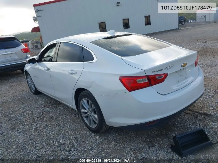 2018 Chevrolet Malibu Lt VIN: 1G1ZD5ST0JF178479 Lot: 40422819