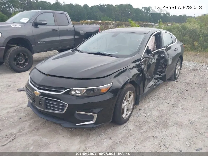 2018 Chevrolet Malibu 1Ls VIN: 1G1ZB5ST7JF236013 Lot: 40422976