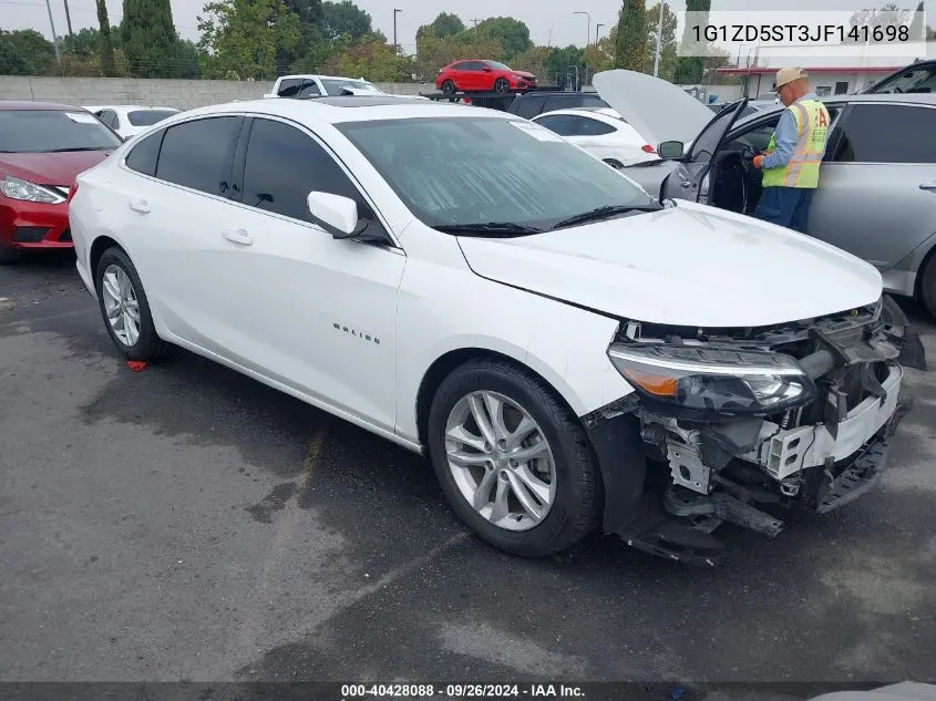 2018 Chevrolet Malibu Lt VIN: 1G1ZD5ST3JF141698 Lot: 40428088