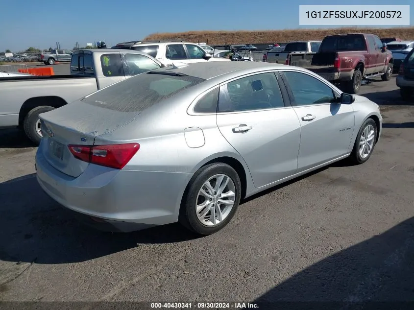 1G1ZF5SUXJF200572 2018 Chevrolet Malibu Hybrid Hybrid