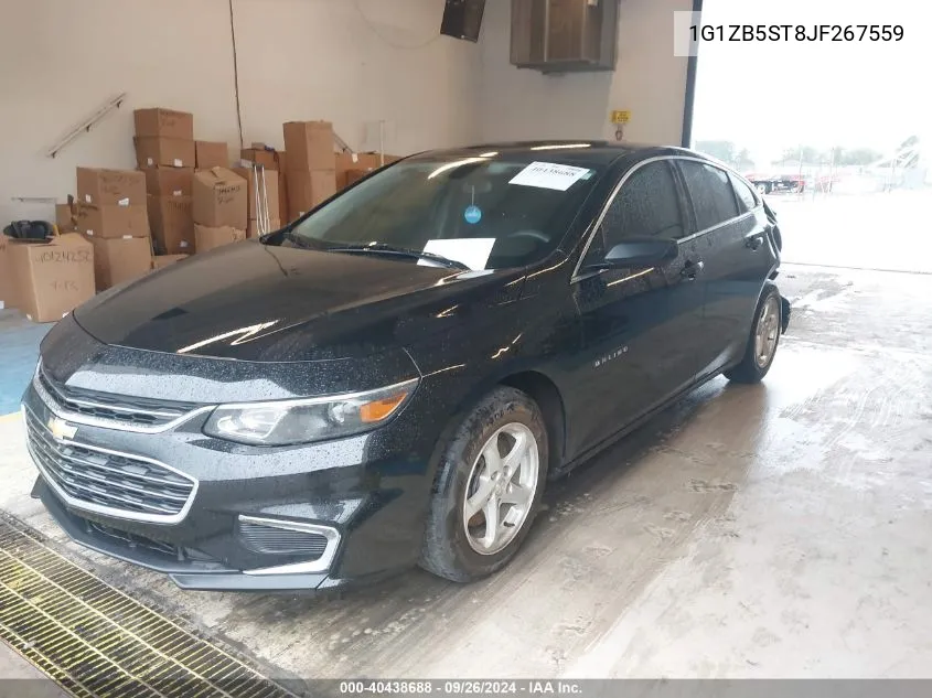 2018 Chevrolet Malibu Ls VIN: 1G1ZB5ST8JF267559 Lot: 40438688