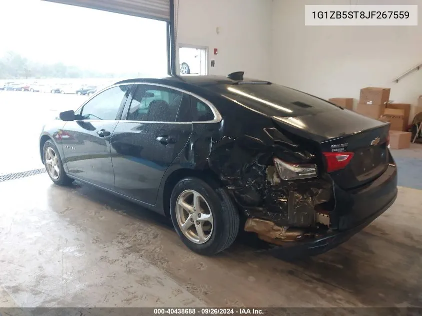 2018 Chevrolet Malibu Ls VIN: 1G1ZB5ST8JF267559 Lot: 40438688