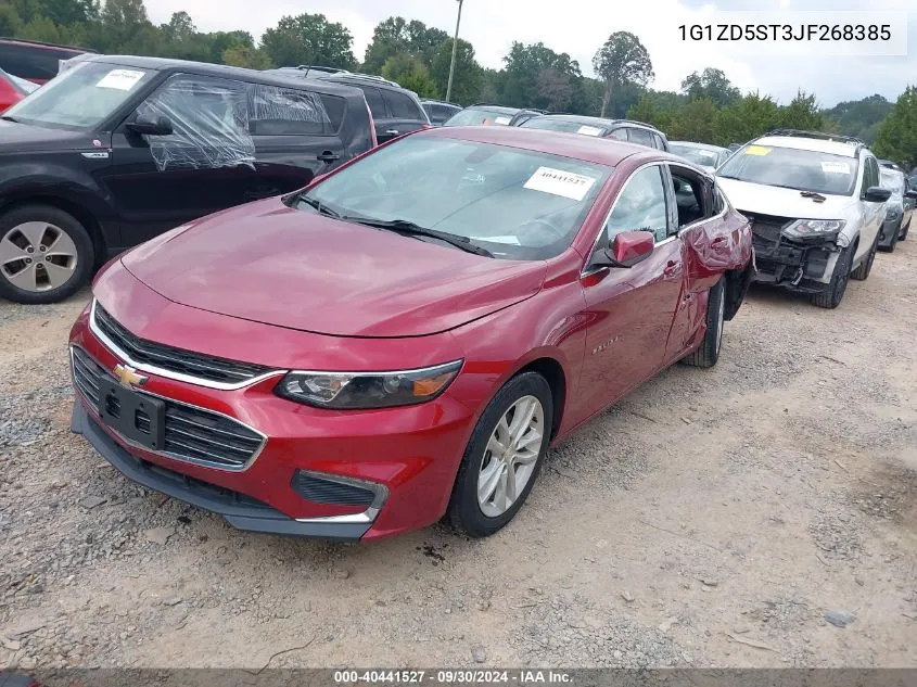 2018 Chevrolet Malibu Lt VIN: 1G1ZD5ST3JF268385 Lot: 40441527