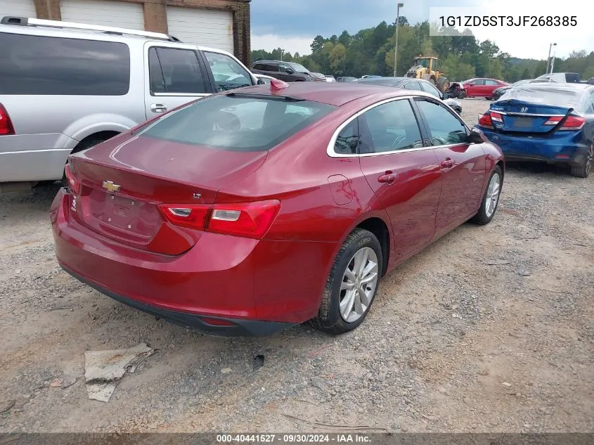 2018 Chevrolet Malibu Lt VIN: 1G1ZD5ST3JF268385 Lot: 40441527