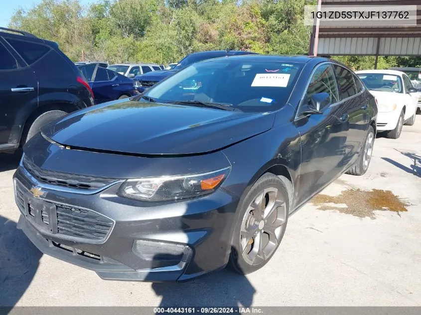 2018 Chevrolet Malibu Lt VIN: 1G1ZD5STXJF137762 Lot: 40443161