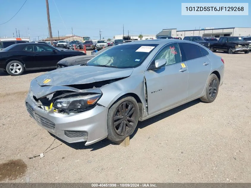 1G1ZD5ST6JF129268 2018 Chevrolet Malibu Lt