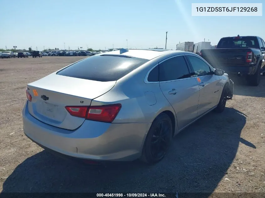 1G1ZD5ST6JF129268 2018 Chevrolet Malibu Lt