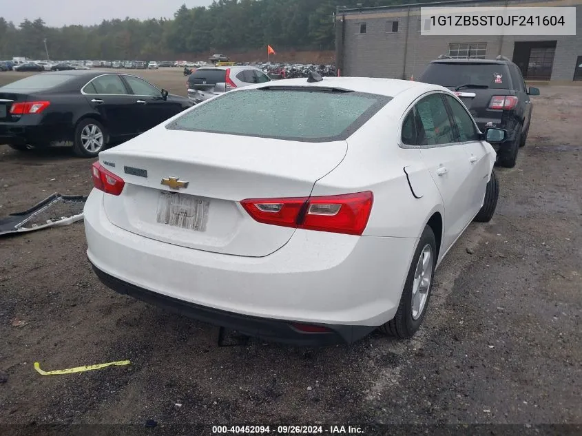 1G1ZB5ST0JF241604 2018 Chevrolet Malibu 1Ls