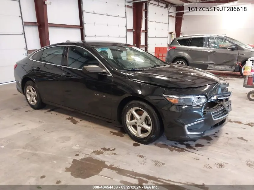 2018 Chevrolet Malibu 1Fl VIN: 1G1ZC5ST9JF286618 Lot: 40454439