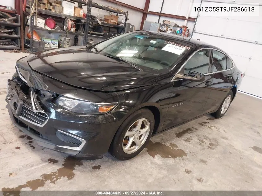 2018 Chevrolet Malibu 1Fl VIN: 1G1ZC5ST9JF286618 Lot: 40454439