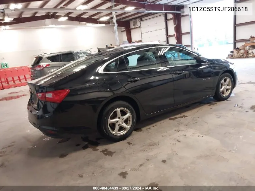 2018 Chevrolet Malibu 1Fl VIN: 1G1ZC5ST9JF286618 Lot: 40454439