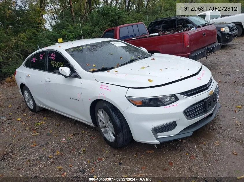 2018 Chevrolet Malibu Lt VIN: 1G1ZD5ST7JF272312 Lot: 40458307