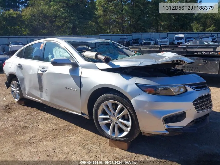 2018 Chevrolet Malibu Lt VIN: 1G1ZD5ST2JF188379 Lot: 40458610