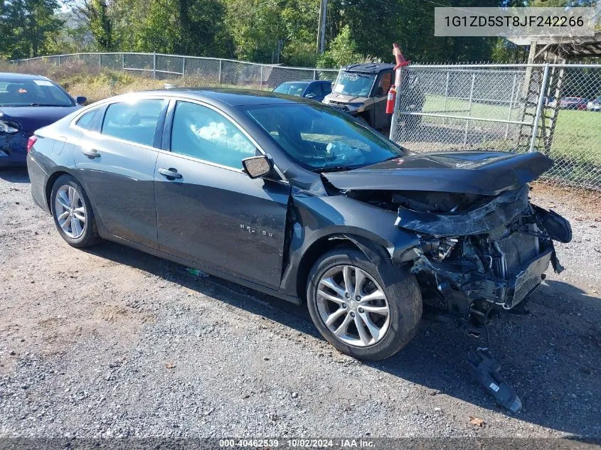 2018 Chevrolet Malibu Lt VIN: 1G1ZD5ST8JF242266 Lot: 40462539