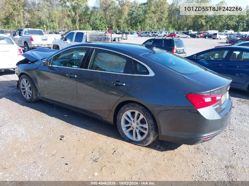 2018 Chevrolet Malibu Lt VIN: 1G1ZD5ST8JF242266 Lot: 40462539