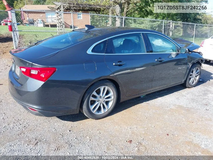 2018 Chevrolet Malibu Lt VIN: 1G1ZD5ST8JF242266 Lot: 40462539